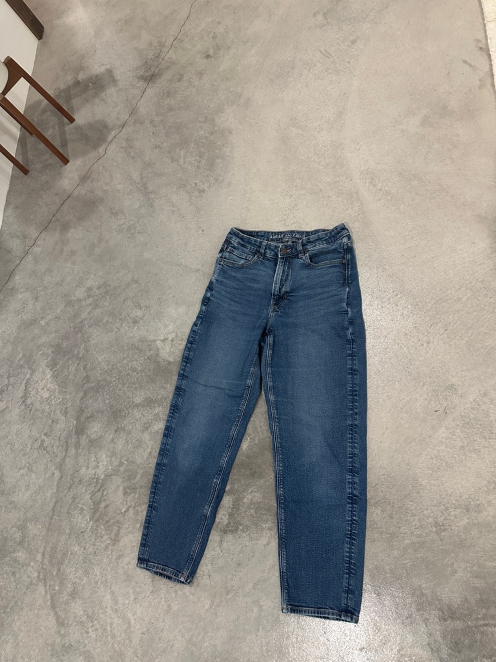American Eagle Outfitters Dark Blue Mom Jeans